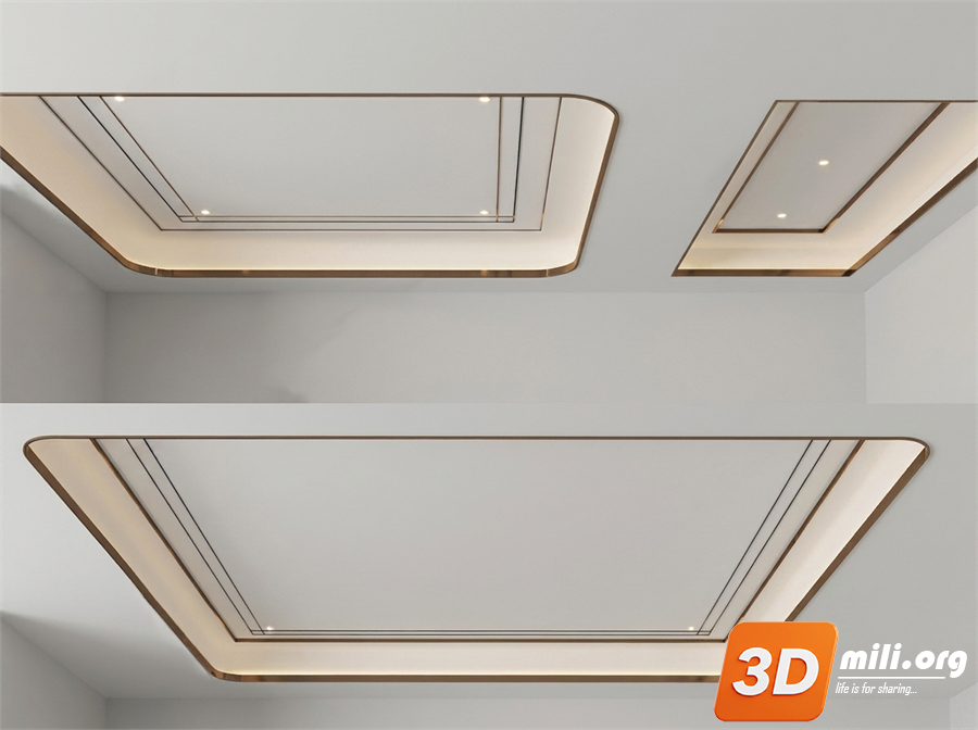 Ceiling Decoration Skp Files